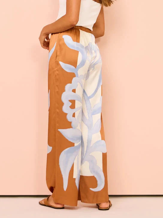 Completo Golden Leaf – Camicia Oversize e Pantaloni Coordinati